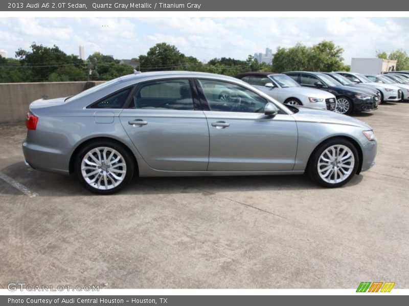 Quartz Gray Metallic / Titanium Gray 2013 Audi A6 2.0T Sedan