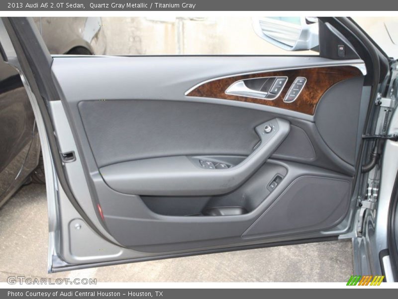 Quartz Gray Metallic / Titanium Gray 2013 Audi A6 2.0T Sedan