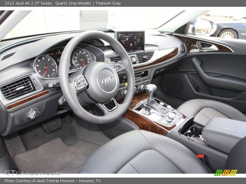 Quartz Gray Metallic / Titanium Gray 2013 Audi A6 2.0T Sedan