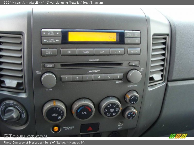 Silver Lightning Metallic / Steel/Titanium 2004 Nissan Armada LE 4x4