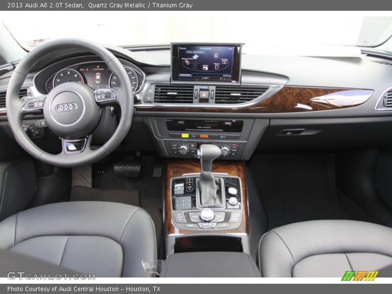 Quartz Gray Metallic / Titanium Gray 2013 Audi A6 2.0T Sedan