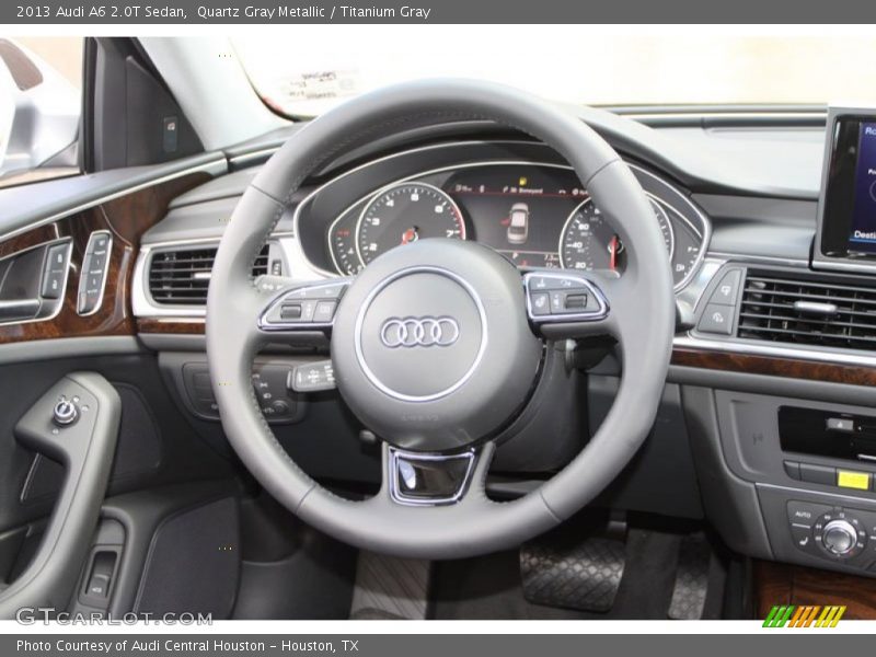 Quartz Gray Metallic / Titanium Gray 2013 Audi A6 2.0T Sedan