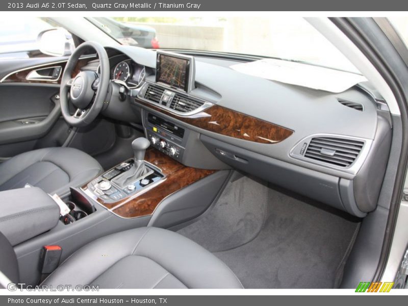 Quartz Gray Metallic / Titanium Gray 2013 Audi A6 2.0T Sedan