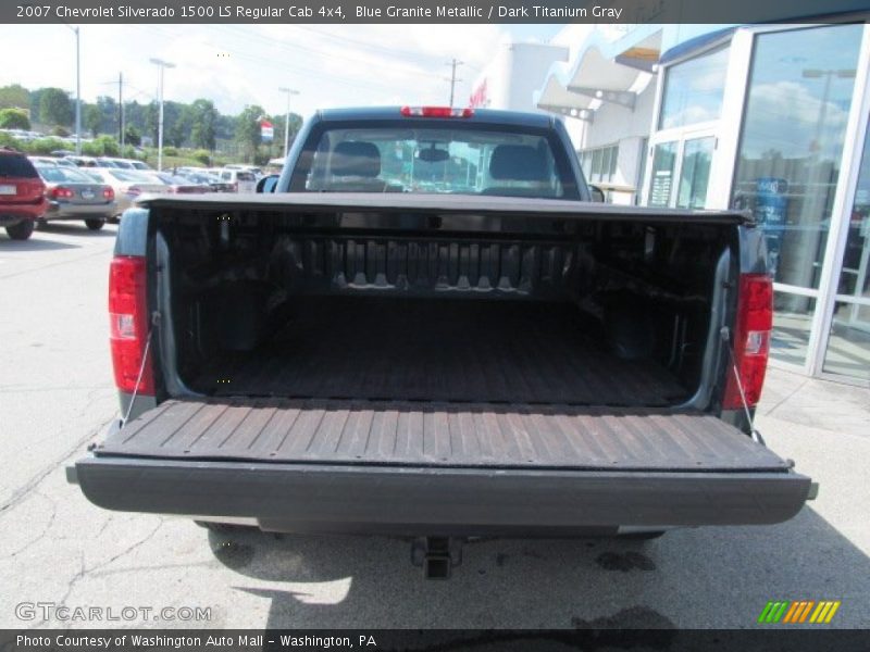 Blue Granite Metallic / Dark Titanium Gray 2007 Chevrolet Silverado 1500 LS Regular Cab 4x4