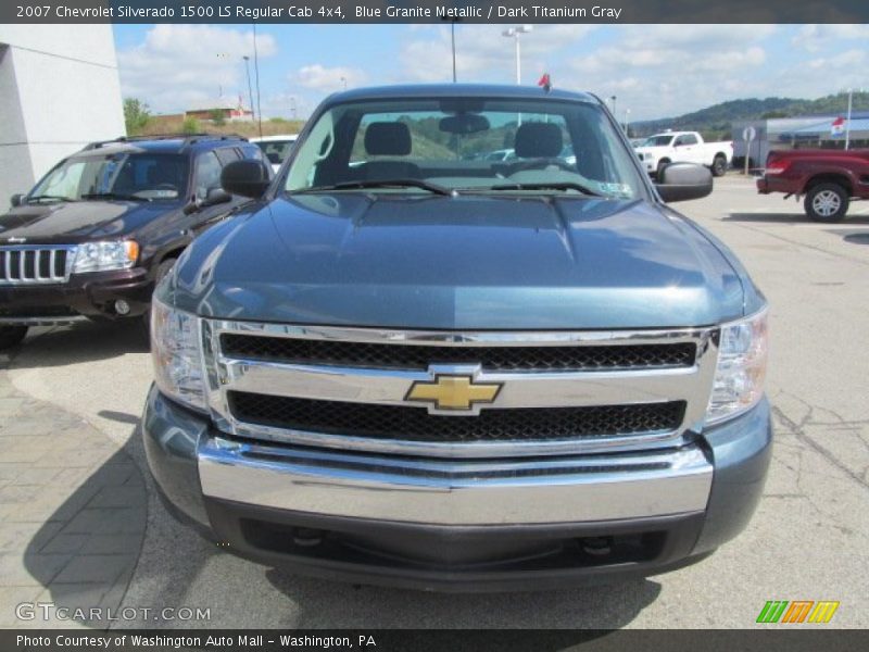 Blue Granite Metallic / Dark Titanium Gray 2007 Chevrolet Silverado 1500 LS Regular Cab 4x4