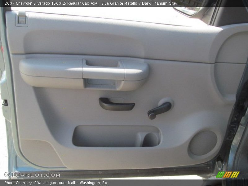 Blue Granite Metallic / Dark Titanium Gray 2007 Chevrolet Silverado 1500 LS Regular Cab 4x4