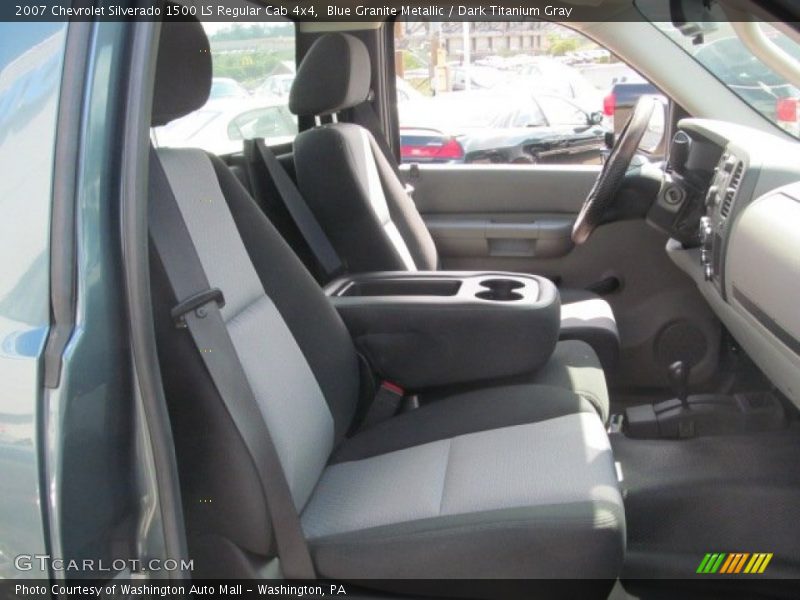 Blue Granite Metallic / Dark Titanium Gray 2007 Chevrolet Silverado 1500 LS Regular Cab 4x4