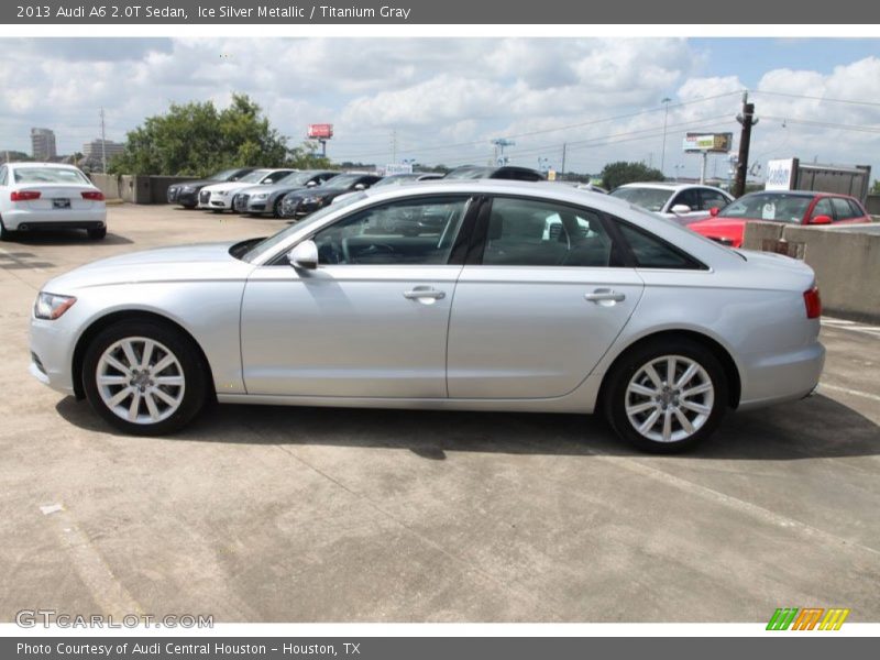 Ice Silver Metallic / Titanium Gray 2013 Audi A6 2.0T Sedan
