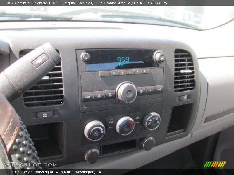 Blue Granite Metallic / Dark Titanium Gray 2007 Chevrolet Silverado 1500 LS Regular Cab 4x4