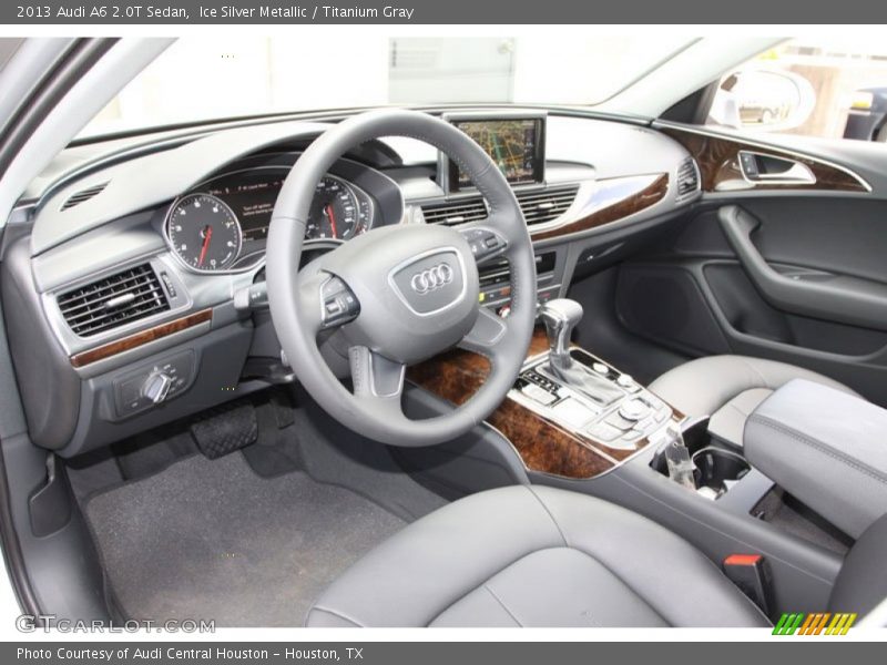Ice Silver Metallic / Titanium Gray 2013 Audi A6 2.0T Sedan