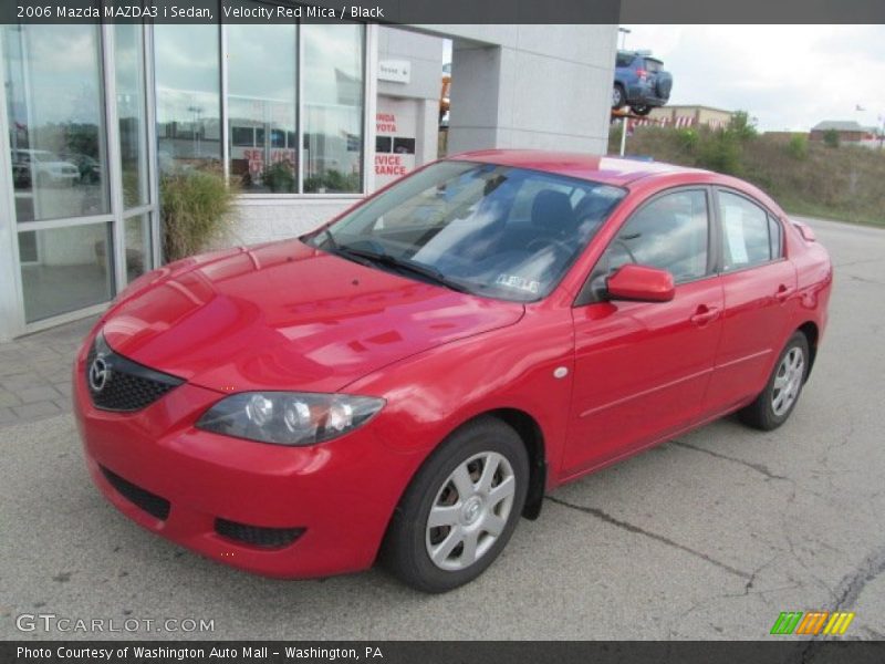 Velocity Red Mica / Black 2006 Mazda MAZDA3 i Sedan