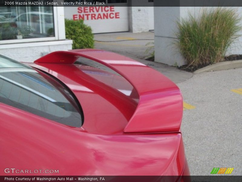 Velocity Red Mica / Black 2006 Mazda MAZDA3 i Sedan