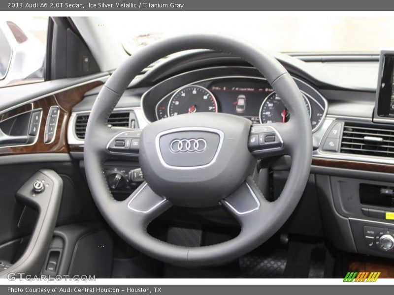 Ice Silver Metallic / Titanium Gray 2013 Audi A6 2.0T Sedan