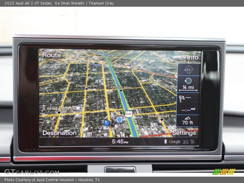 Ice Silver Metallic / Titanium Gray 2013 Audi A6 2.0T Sedan