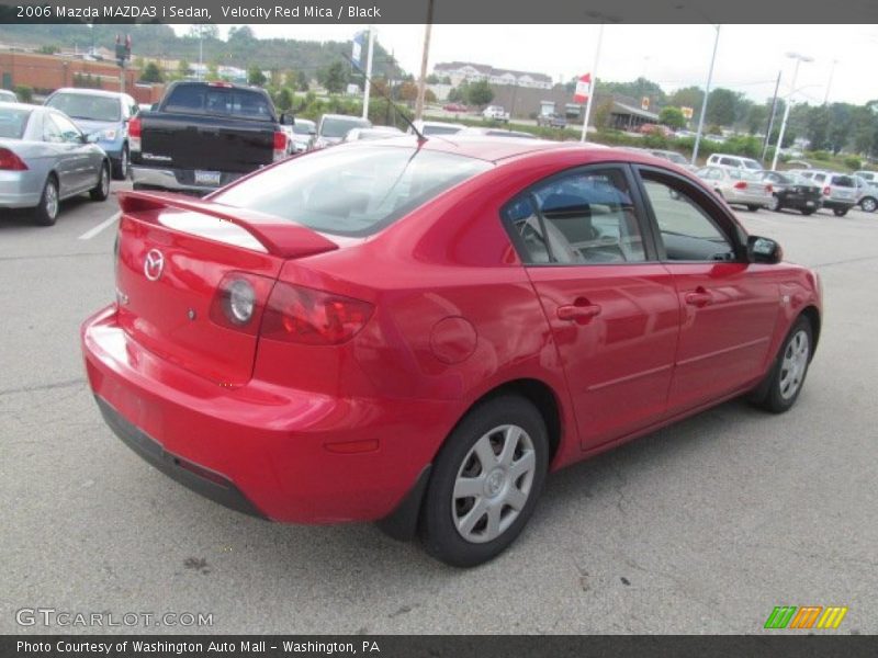 Velocity Red Mica / Black 2006 Mazda MAZDA3 i Sedan