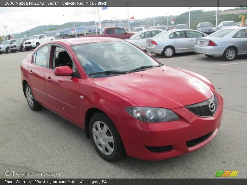 Velocity Red Mica / Black 2006 Mazda MAZDA3 i Sedan