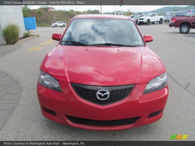 Velocity Red Mica / Black 2006 Mazda MAZDA3 i Sedan