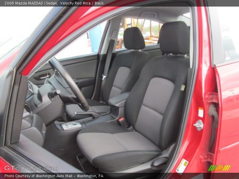 Velocity Red Mica / Black 2006 Mazda MAZDA3 i Sedan