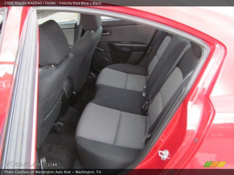 Velocity Red Mica / Black 2006 Mazda MAZDA3 i Sedan