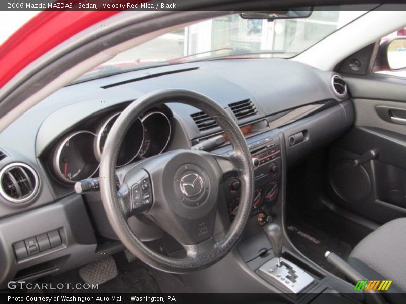 Velocity Red Mica / Black 2006 Mazda MAZDA3 i Sedan
