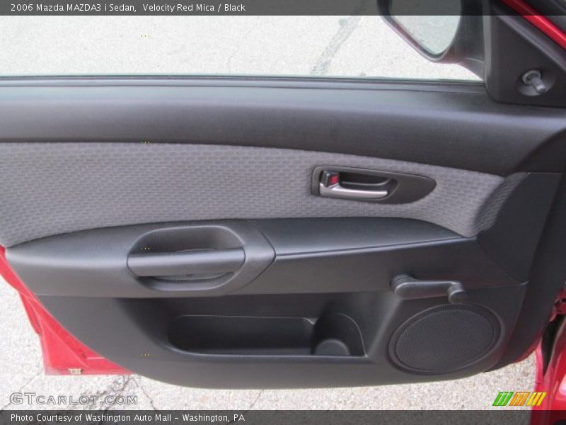 Velocity Red Mica / Black 2006 Mazda MAZDA3 i Sedan