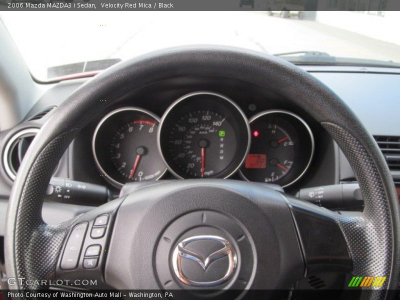 Velocity Red Mica / Black 2006 Mazda MAZDA3 i Sedan