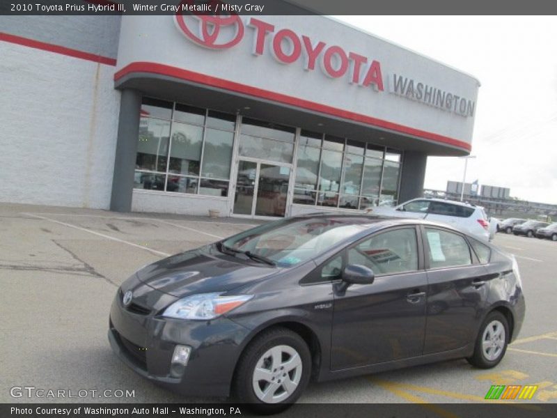Winter Gray Metallic / Misty Gray 2010 Toyota Prius Hybrid III