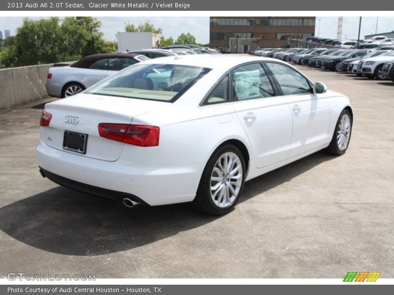 Glacier White Metallic / Velvet Beige 2013 Audi A6 2.0T Sedan