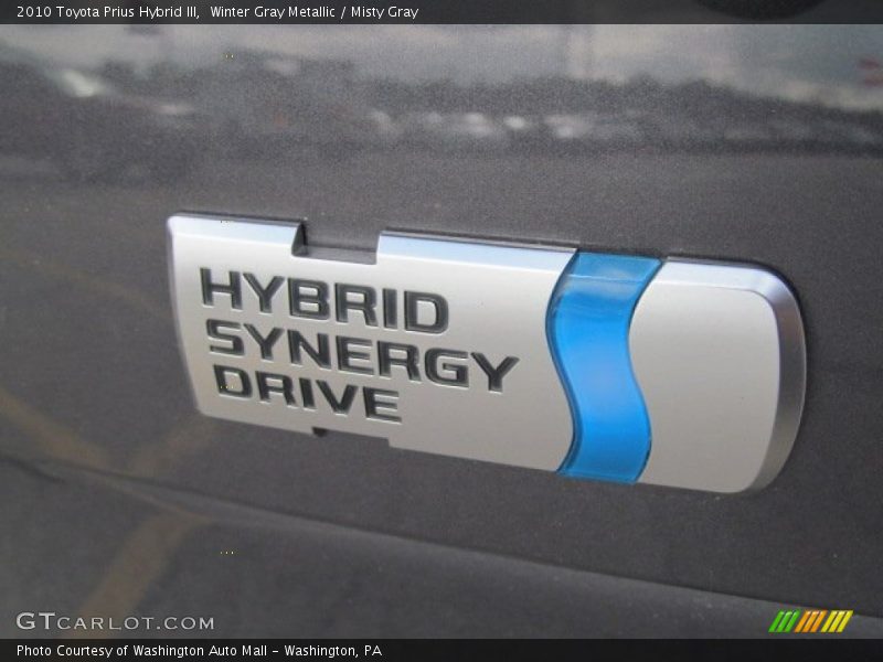 Winter Gray Metallic / Misty Gray 2010 Toyota Prius Hybrid III