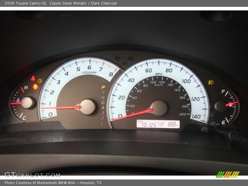Classic Silver Metallic / Dark Charcoal 2008 Toyota Camry SE