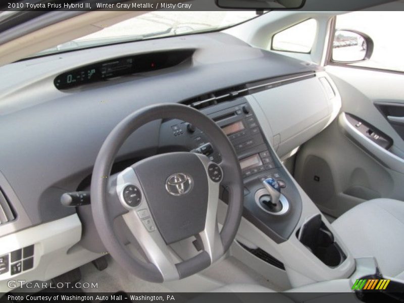 Winter Gray Metallic / Misty Gray 2010 Toyota Prius Hybrid III