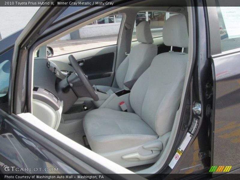 Winter Gray Metallic / Misty Gray 2010 Toyota Prius Hybrid III