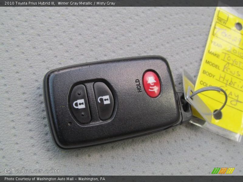 Winter Gray Metallic / Misty Gray 2010 Toyota Prius Hybrid III