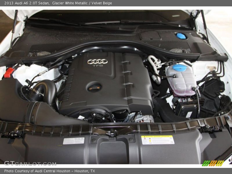 Glacier White Metallic / Velvet Beige 2013 Audi A6 2.0T Sedan