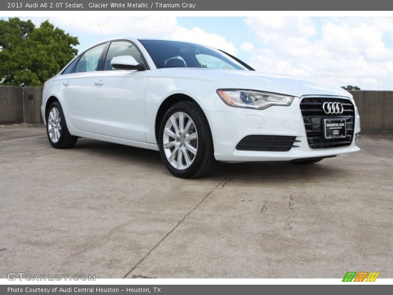 Glacier White Metallic / Titanium Gray 2013 Audi A6 2.0T Sedan