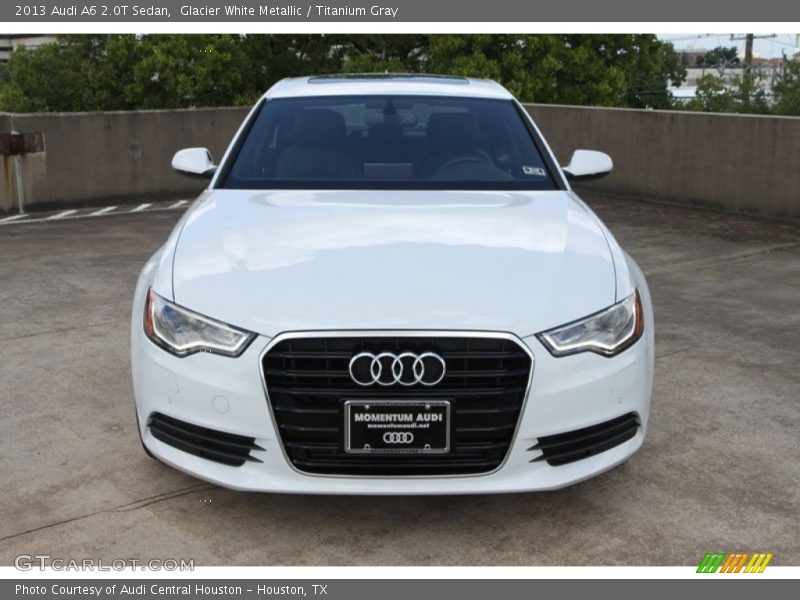 Glacier White Metallic / Titanium Gray 2013 Audi A6 2.0T Sedan