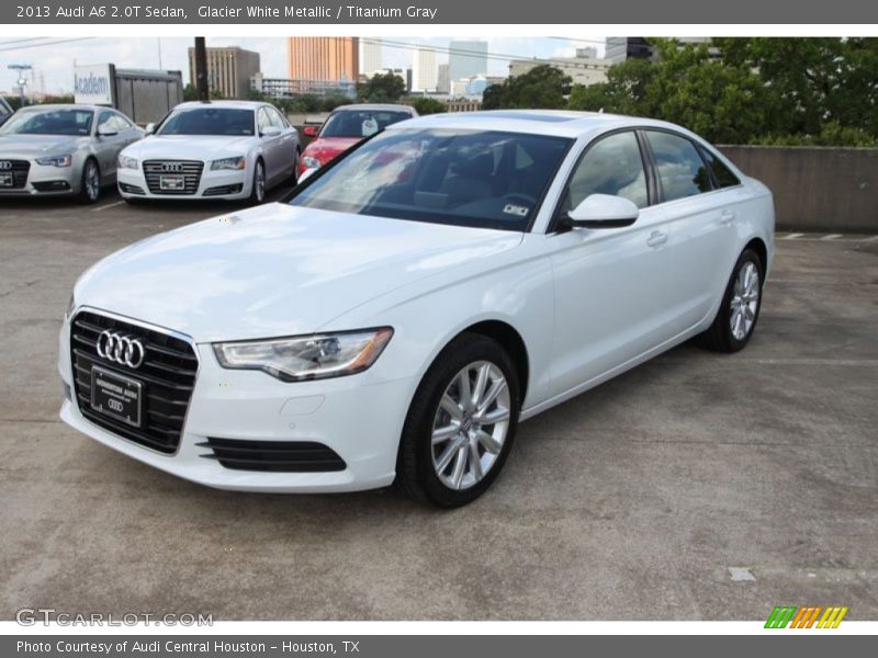 Glacier White Metallic / Titanium Gray 2013 Audi A6 2.0T Sedan