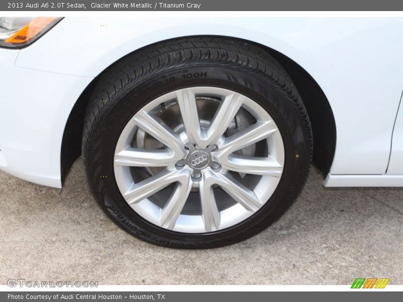 Glacier White Metallic / Titanium Gray 2013 Audi A6 2.0T Sedan