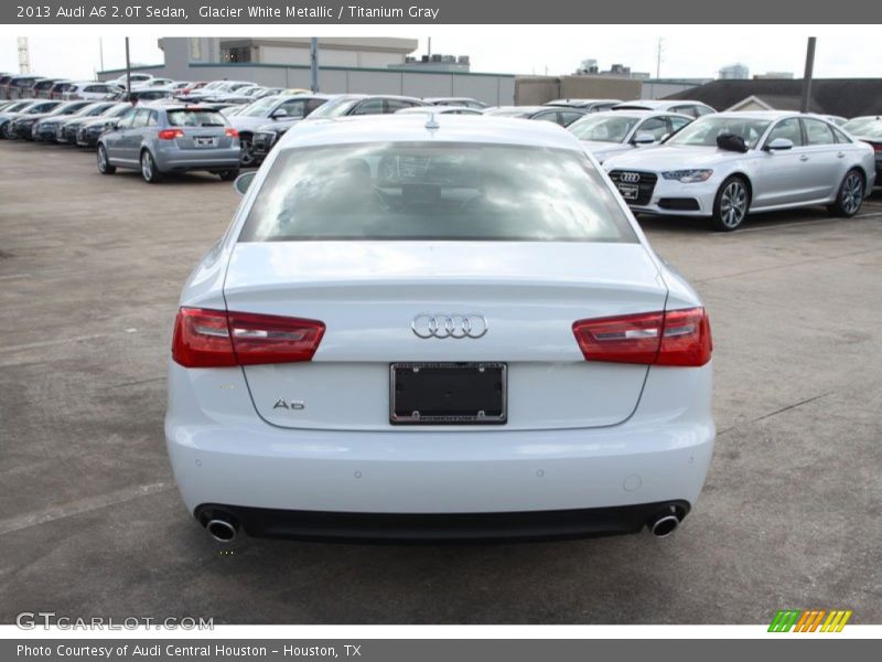 Glacier White Metallic / Titanium Gray 2013 Audi A6 2.0T Sedan