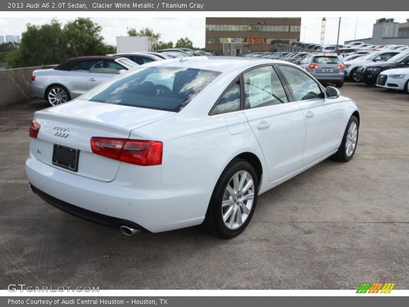 Glacier White Metallic / Titanium Gray 2013 Audi A6 2.0T Sedan