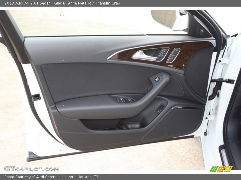 Glacier White Metallic / Titanium Gray 2013 Audi A6 2.0T Sedan