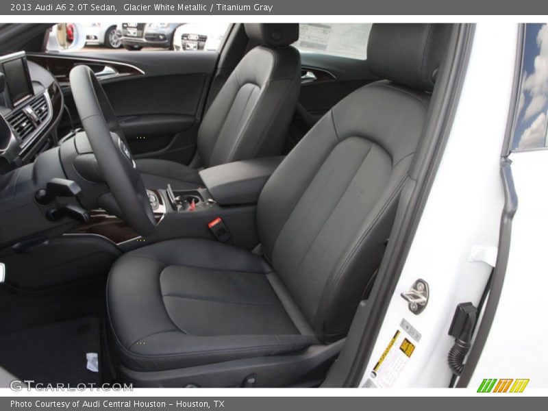 Glacier White Metallic / Titanium Gray 2013 Audi A6 2.0T Sedan