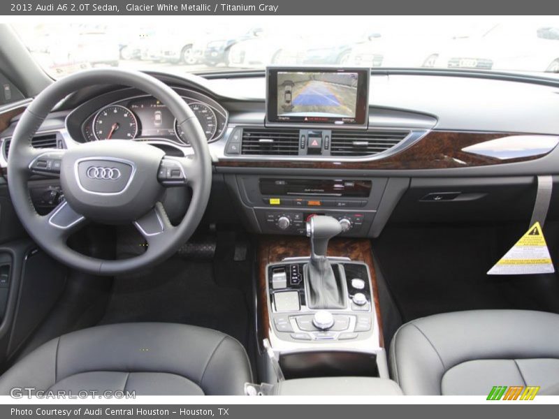 Glacier White Metallic / Titanium Gray 2013 Audi A6 2.0T Sedan