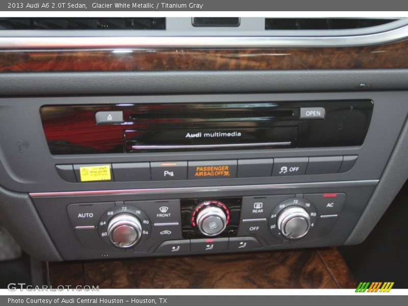 Glacier White Metallic / Titanium Gray 2013 Audi A6 2.0T Sedan
