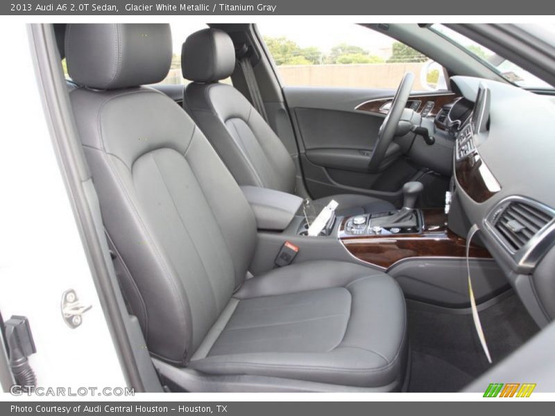 Glacier White Metallic / Titanium Gray 2013 Audi A6 2.0T Sedan