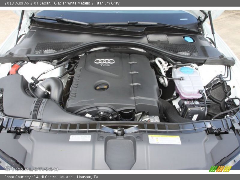 Glacier White Metallic / Titanium Gray 2013 Audi A6 2.0T Sedan