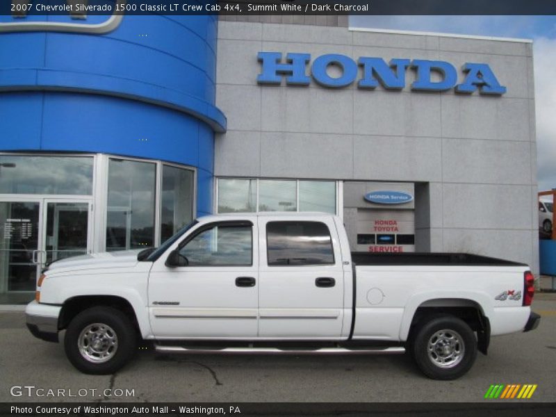 Summit White / Dark Charcoal 2007 Chevrolet Silverado 1500 Classic LT Crew Cab 4x4