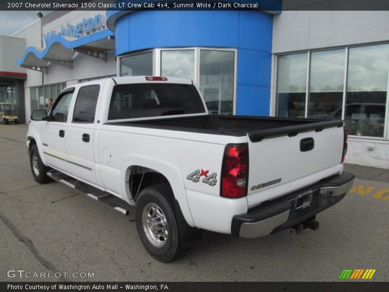 Summit White / Dark Charcoal 2007 Chevrolet Silverado 1500 Classic LT Crew Cab 4x4