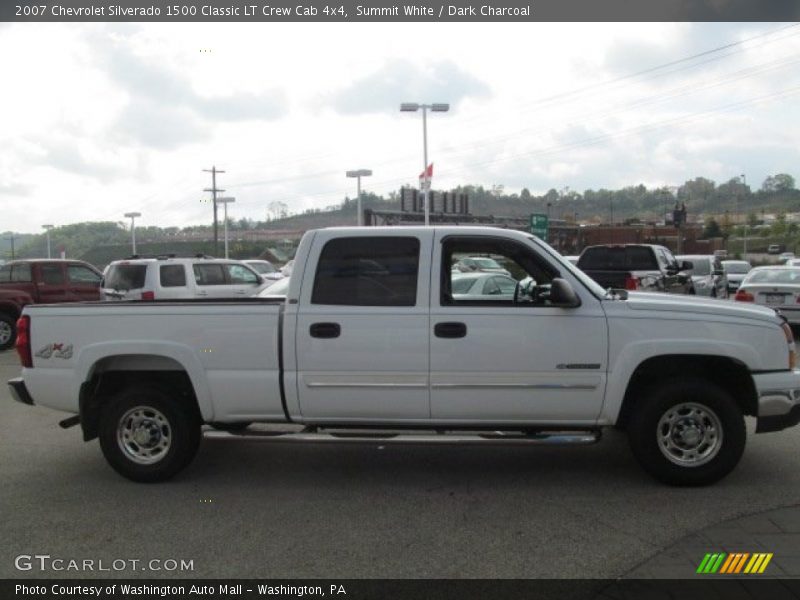 Summit White / Dark Charcoal 2007 Chevrolet Silverado 1500 Classic LT Crew Cab 4x4