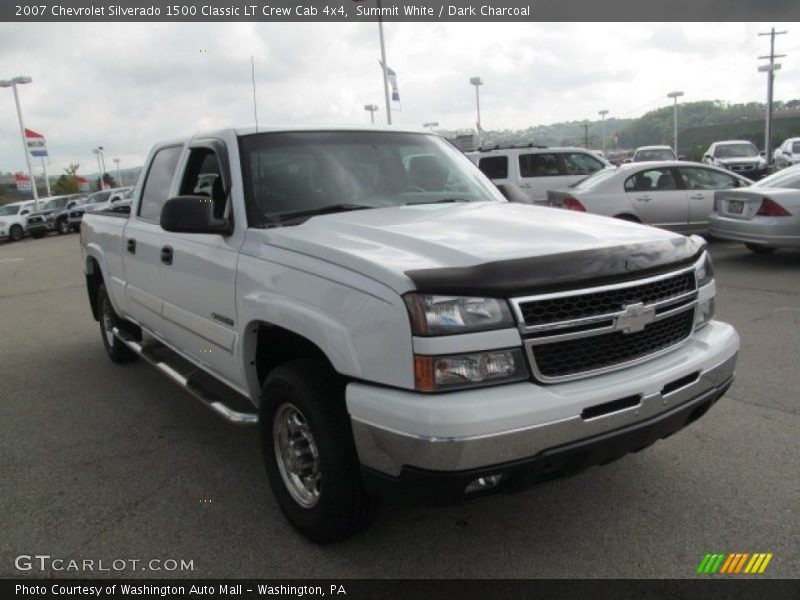 Summit White / Dark Charcoal 2007 Chevrolet Silverado 1500 Classic LT Crew Cab 4x4